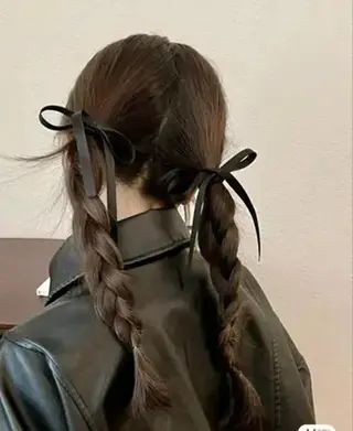 ロング 韓国ヘア🩶🇰🇷 透明感カラー🎀のヘアスタイル