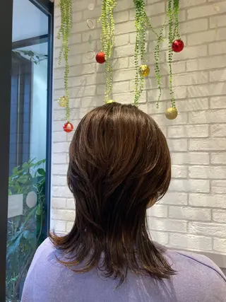 セミロング ツヤカラー3850 まいのヘアスタイル