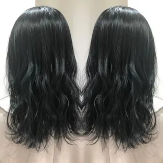 セミロング カラー 韓国レイヤー×透明感 カラー/山崎一輝のヘアスタイル