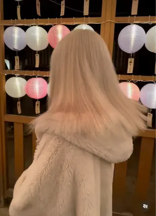 カラー PELE栄/カラー ハイトーン/そうたのヘアスタイル