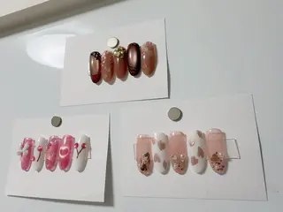 ネイル ハッピーネイル 蘭のネイルデザイン