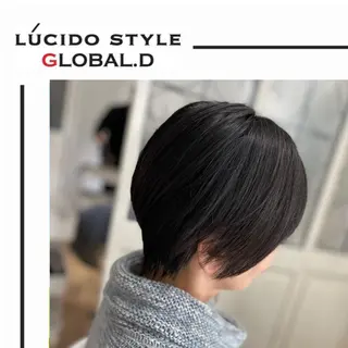 ショート カラー パーマ ヘアアレンジ メンズ キッズ ✂︎ショート、ボブ、 レイヤー🩵YUMIのヘアスタイル