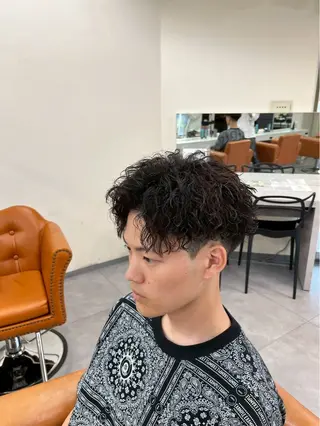 メンズ 京都駅メンズサロン マッシュのヘアスタイル