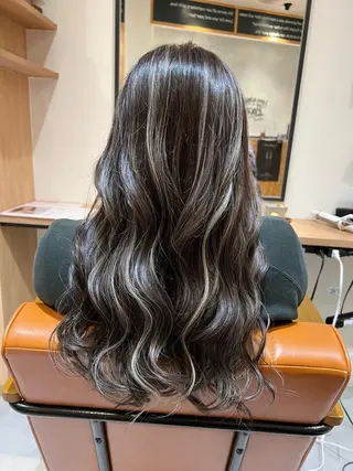 ロング カラー 森田 尚貴のヘアスタイル