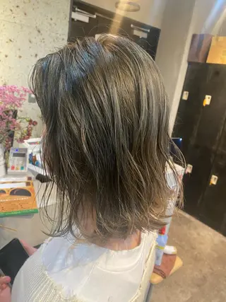 ミディアム sail hairのヘアスタイル