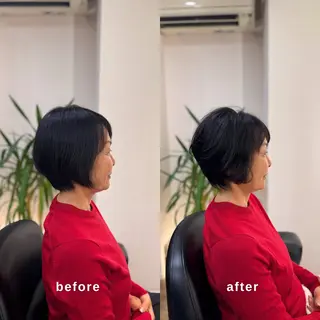 ショート パーマ しんのすけ /モデルさん募集中のヘアスタイル