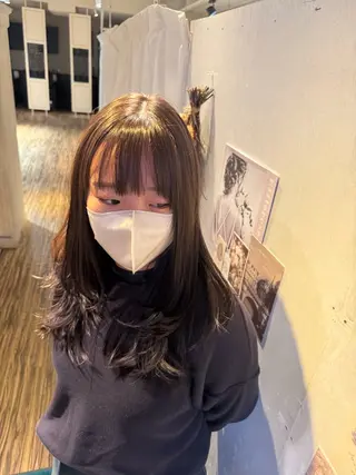 セミロング 透明感カラー/ レイヤー/SHUNのヘアスタイル