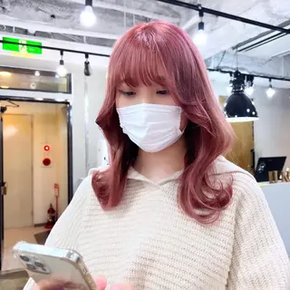 セミロング カラー 🌕PePe　菅 タイシ🌕のヘアスタイル