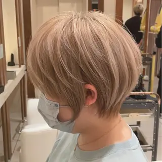 ショート 💎桑原勇志/ ショート/ハイトーンのヘアスタイル