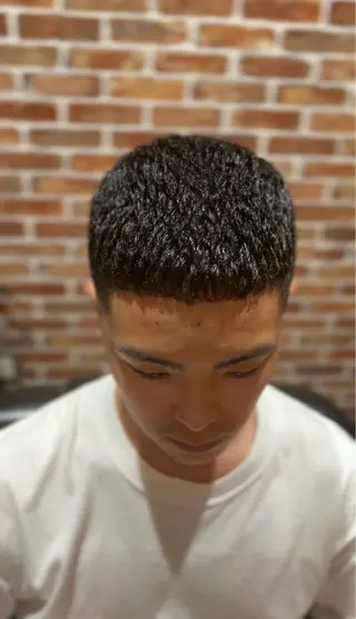 ショート パーマ メンズ 吉田 愛恵のヘアスタイル