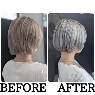 ショート カラー パーマ ヘアアレンジ 心斎橋難波本店 店長 THE ECT 中尾のヘアスタイル
