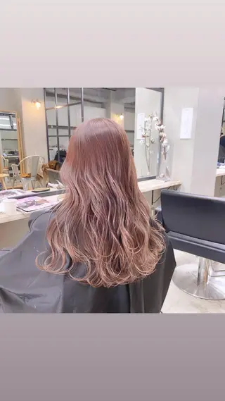ロング カラー ヘアアレンジ Ameri/髪質改善 /韓国ヘア🇰🇷のヘアスタイル
