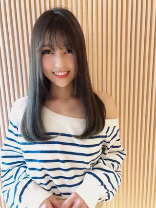 セミロング 縮毛矯正・髪質改善 ❣️三浦正也のヘアスタイル