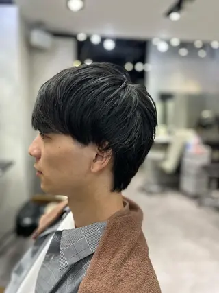 ショート 当日予約OKカット モデル濱川響太のヘアスタイル