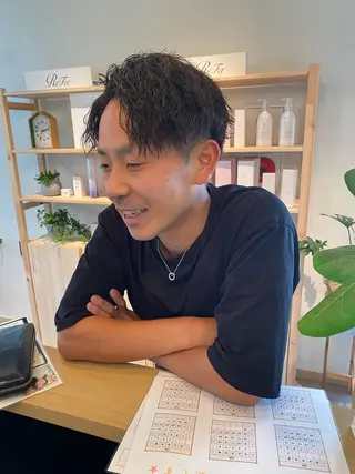 パーマ メンズ 内野 友貴のヘアスタイル