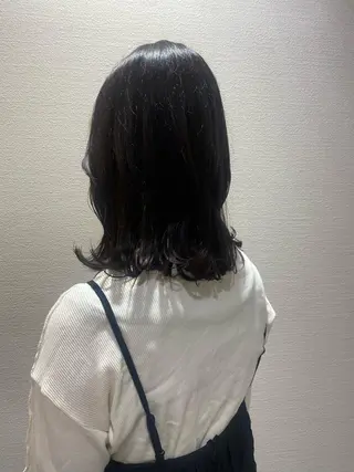 ミディアム カラー 似合わせレイヤー/ Wカラー🧸こころのヘアスタイル