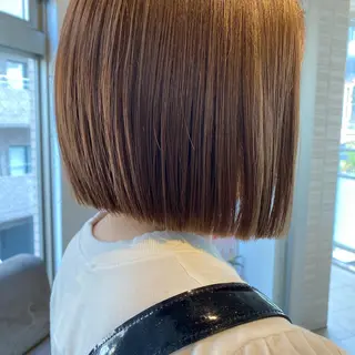 ショート ヘアアレンジ ｱｵﾇﾏﾐﾕ☁️ /ボブ/ハイトーン/のヘアスタイル