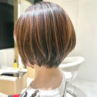 ショート カラー 韓国ヘア⭐︎髪質改善 io（イオ）のヘアスタイル