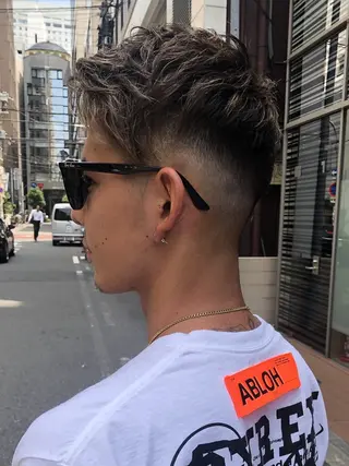 ショート 🌀メンズパーマ🌀 カット💇こうせいのヘアスタイル