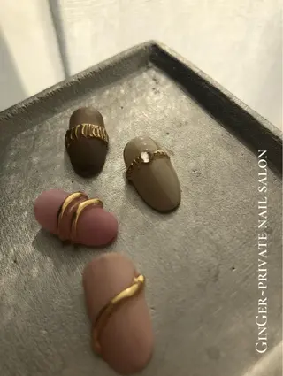 ネイル ginger nail&spaのネイルデザイン