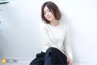 ショート カラー パーマ TAKU　小顔カット 大人女性💇専門のヘアスタイル