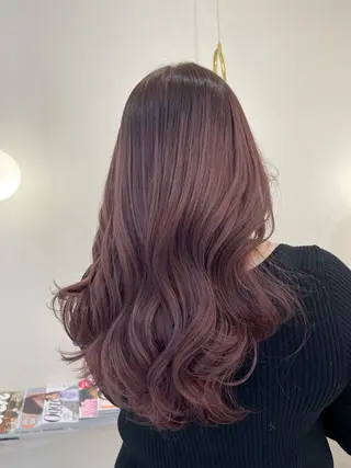 ロング MEI💫銀座 エクステ/艶カラーのヘアスタイル