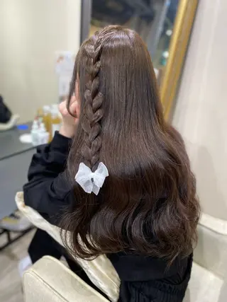 カラー ハイトーン✨艶髪💘 💘 AYANO💘のヘアスタイル