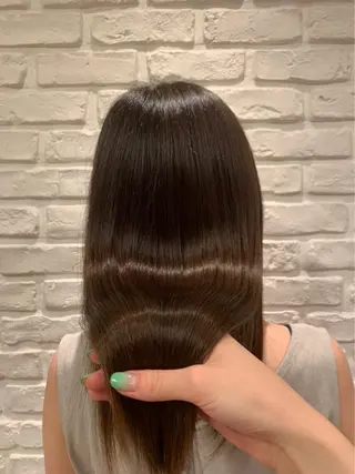 ロング カラー ヘアアレンジ 韓国レイヤー🇰🇷 美髪縮毛矯正🫧拓海のヘアスタイル