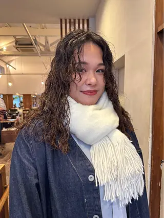 ロング パーマ MOK大阪梅田店 Asahiのヘアスタイル