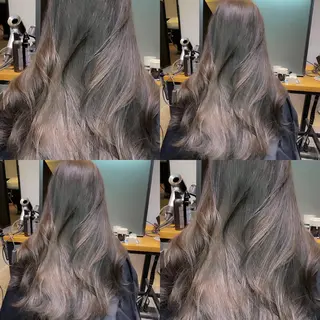 ロング 韓国✖️網紅🖤 パーマYURIYAのヘアスタイル