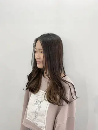 ロング カラー LadyBeetle 山本泰史のヘアスタイル