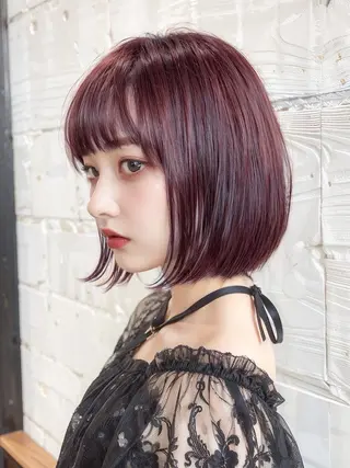 ミディアム un knownのヘアスタイル