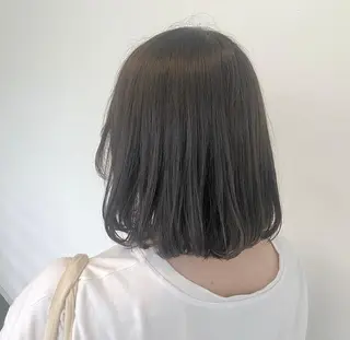 ミディアム カラー GPIP 近藤沙樹のヘアスタイル