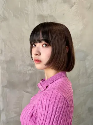 ミディアム カラー ✨ハイトーン特化✨ 透明感カラー✨渋谷✨のヘアスタイル