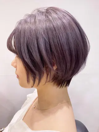 ショート カラー パーマ ヘアアレンジ ITbyALBUM 藤沢店のヘアスタイル