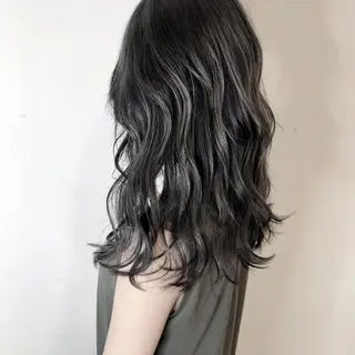 セミロング カラー 髪質改善 MAKIのヘアスタイル