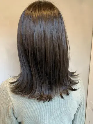ミディアム 🌟美髪縮毛矯正🌟 吉田冴一のヘアスタイル