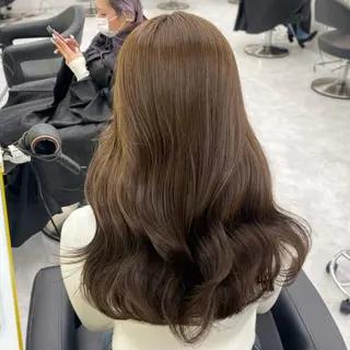 セミロング カラー パーマ ヘアアレンジ メンズ キッズ 💖横浜ブリーチなし 💖MIHOのヘアスタイル