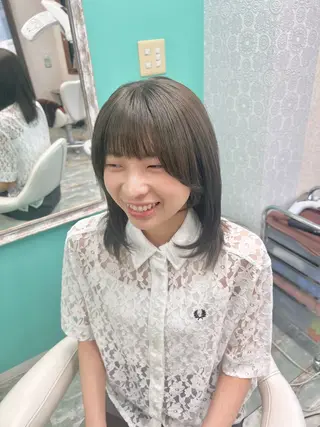 セミロング 田牧 みゆきのヘアスタイル