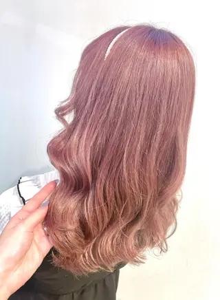 ミディアム カラー 極艶透明感カラー🐰 髪質改善/出雲つぐみのヘアスタイル