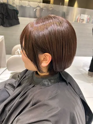 ショート カラー 合庭 柚のヘアスタイル