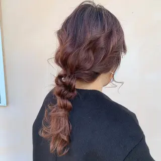 ロング ヘアアレンジ yui .のヘアスタイル