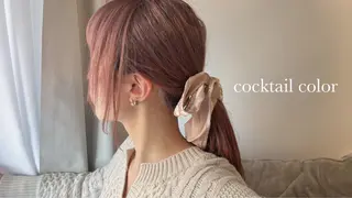 ロング カラー 💛🤍U too e’s 鎌倉🧸のヘアスタイル