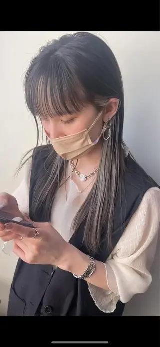 セミロング カラー パーマ ヘアアレンジ メンズ キッズ ネイル マツエク・マツパ アイブロウ 丁寧なカウンセリング 🌿Chiemi🌿のヘアスタイル