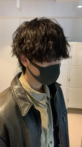 ショート 大人男髪/メンズ パーマ/hiroのヘアスタイル