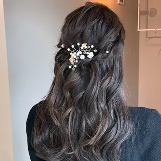ヘアアレンジ 郡山/透明感カラー /馬場アンドレアのヘアスタイル