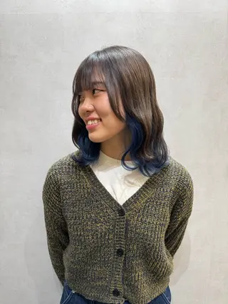 カラー 阿部  ことみ /パーマモデルのヘアスタイル