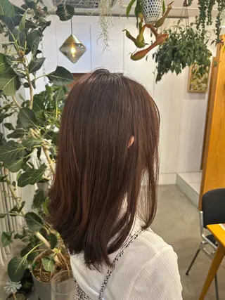 ミディアム カラー 💐レイヤー/ 暖色/りゅーき💐のヘアスタイル