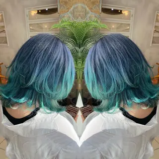 ミディアム カラー 重政 和樹のヘアスタイル