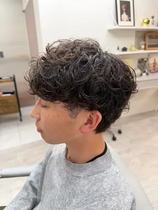 パーマ メンズ メンズ特化/ツイスパ 朝ラクセット 颯のヘアスタイル